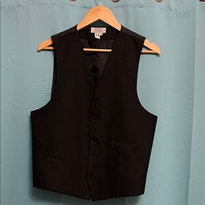 Black Button-Up Vest